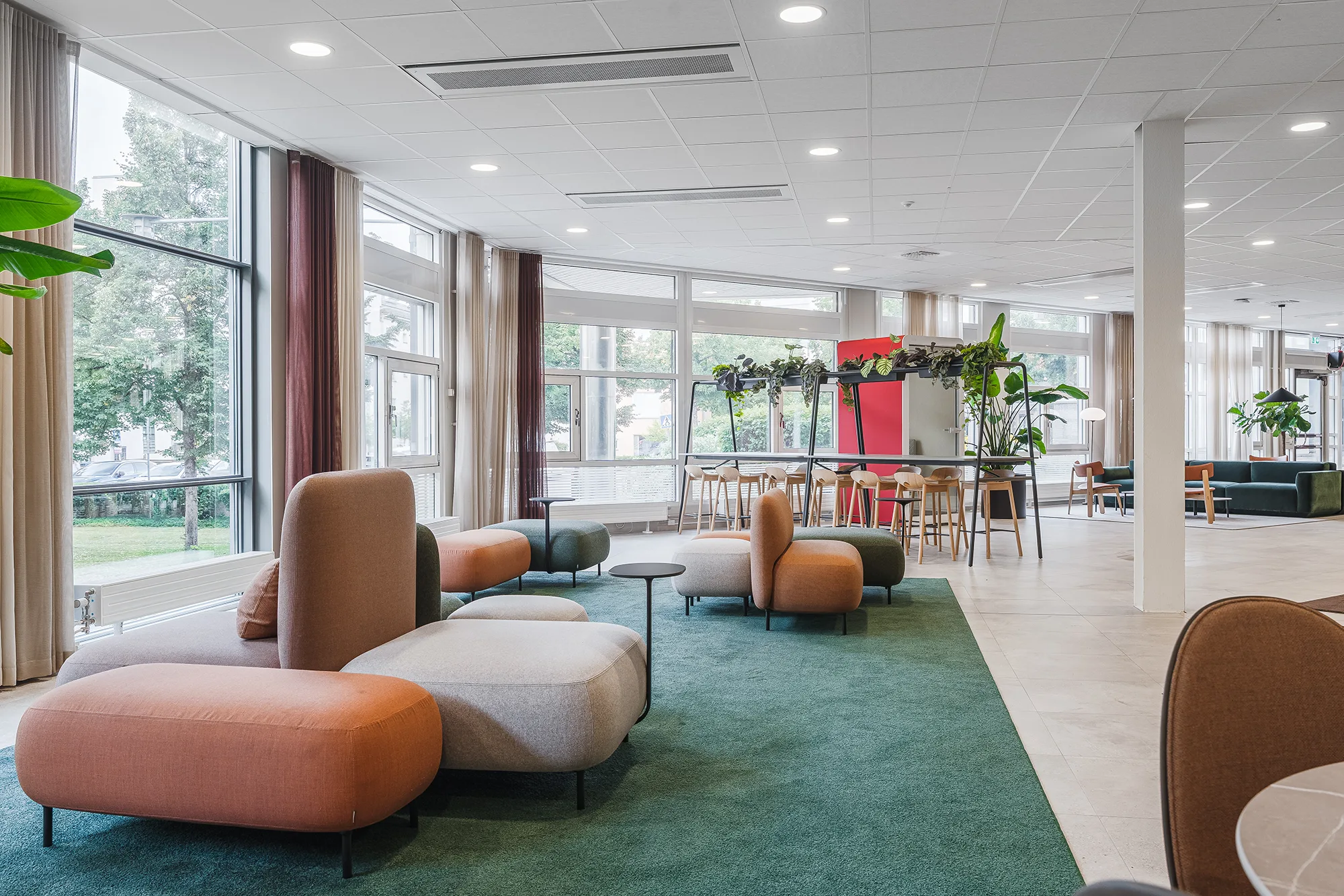 Technopolis lounge på bottenvåningen
